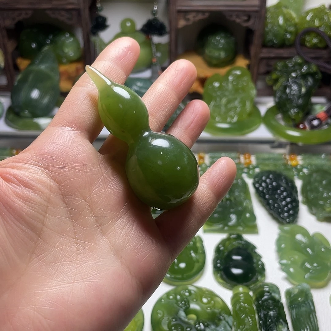 蛇纹石玉未镶嵌手把