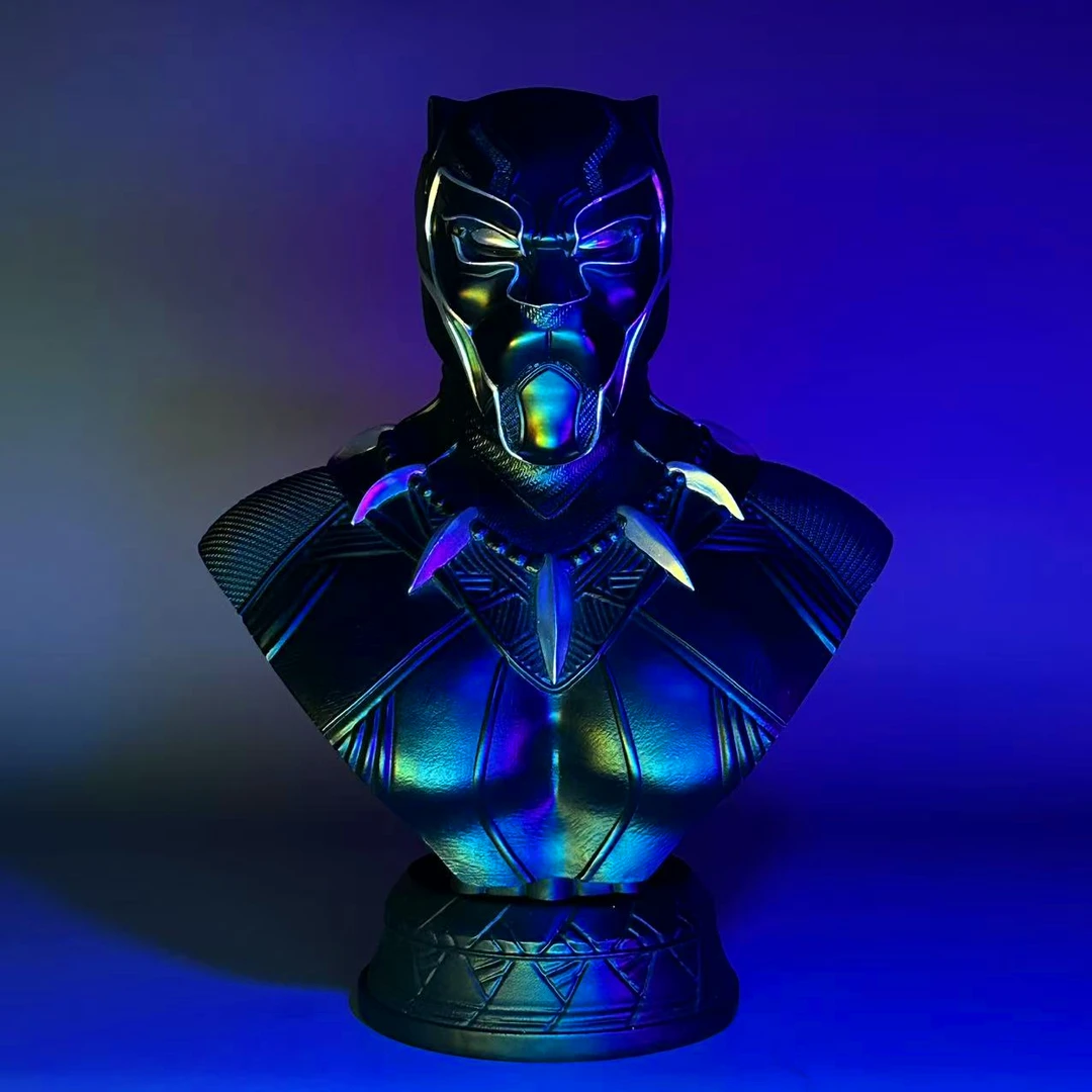 黑豹半身像树脂GK雕像模型手办电脑桌面摆件男生礼品