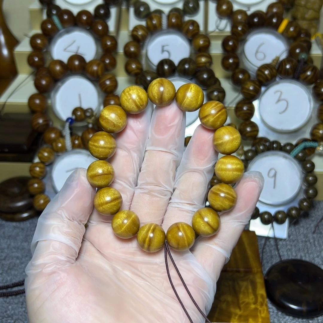 金丝楠手串/手链金丝楠木1.5