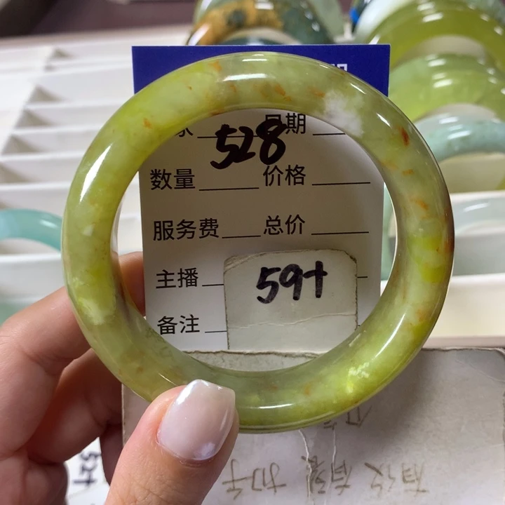 未镶嵌蛇纹石玉手镯528