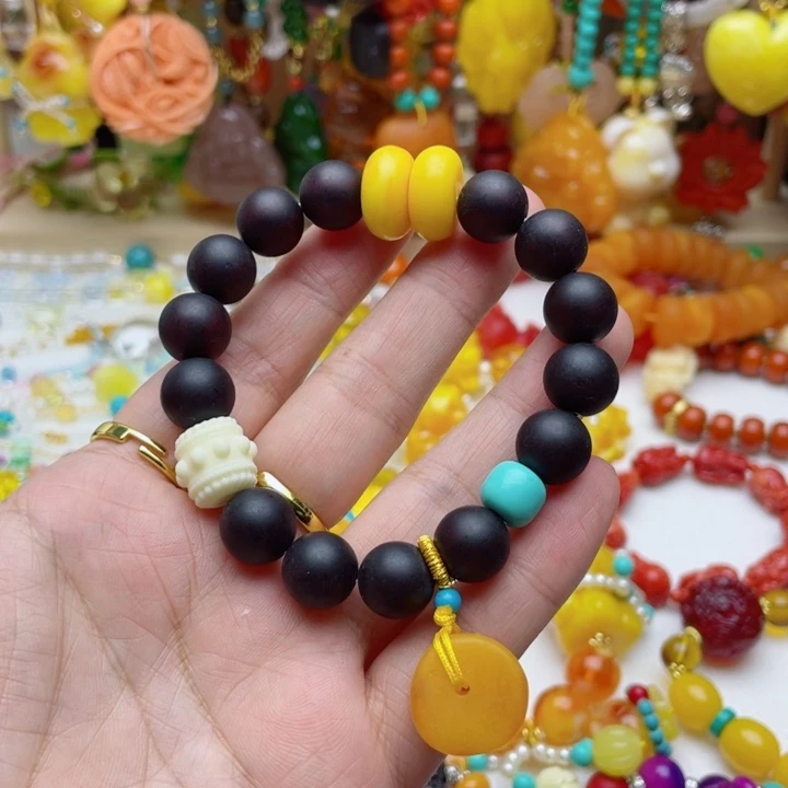 雨***石无非金属14号设计款手串