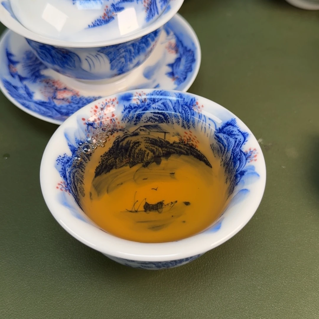 景德镇纯手绘茶具圆圆252