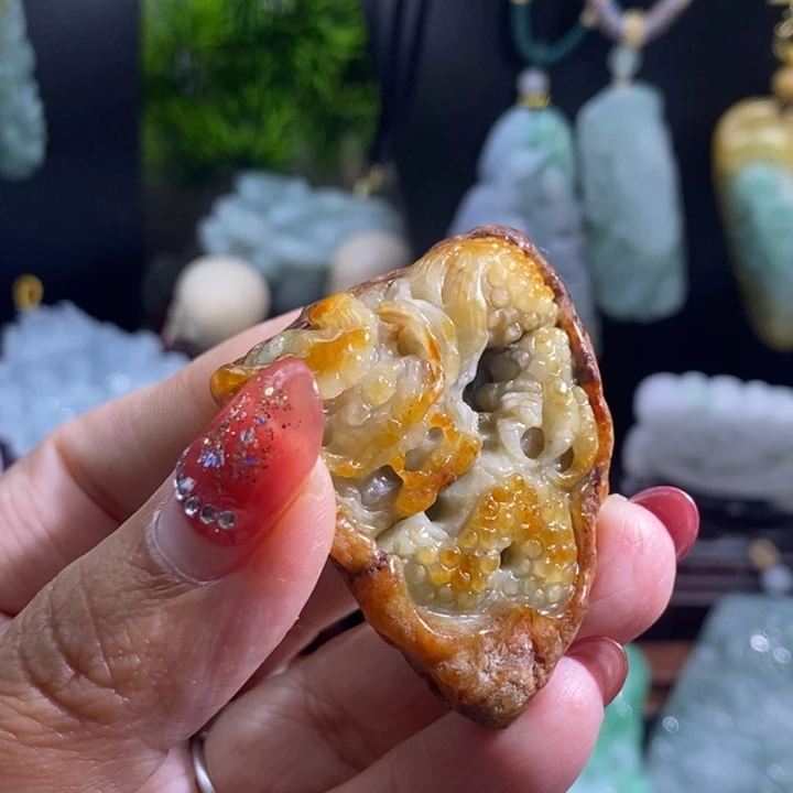 【闪购商品】颈饰未镶嵌翡翠龙牌
