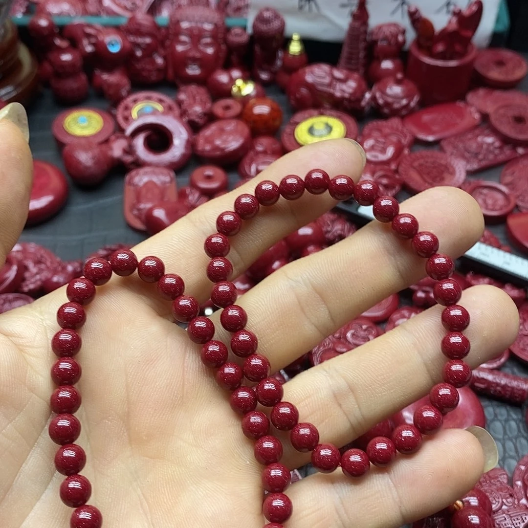天然辰砂朱砂手串