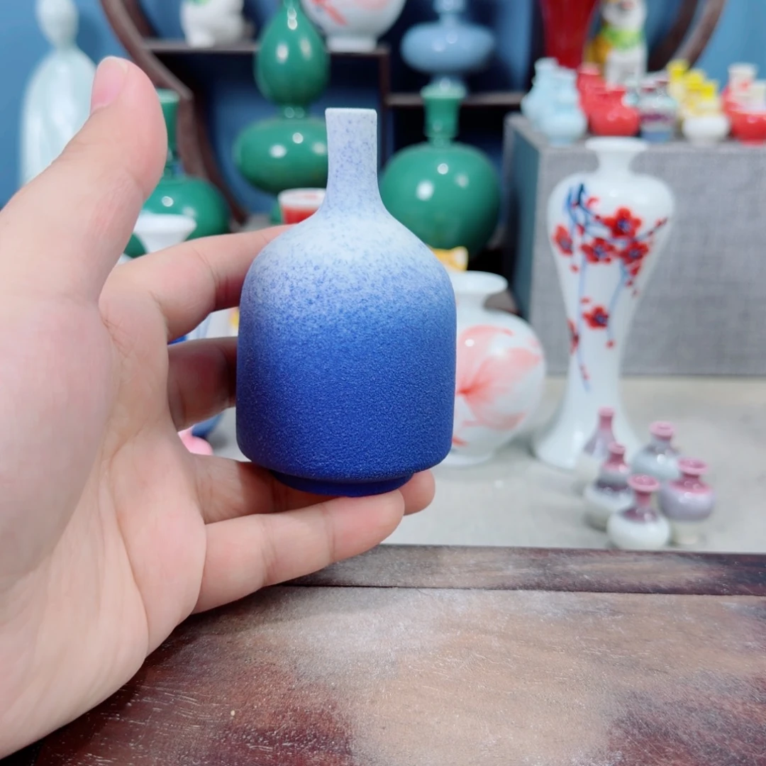 陶瓷手工小花器摆件