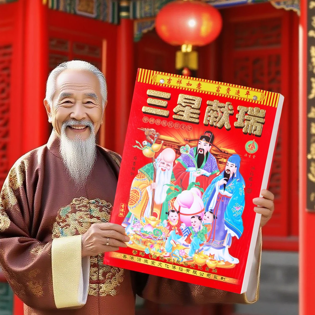2026年新款老式手撕黄历挂历传统通胜黄道吉日老黄历正版老黄历