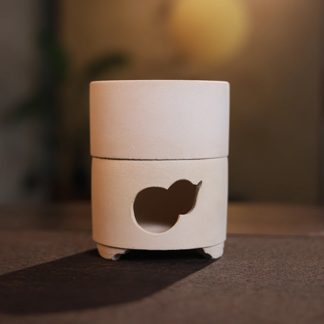 【斋居】葫芦炉-高14.5口径10茶道零配（N00630）