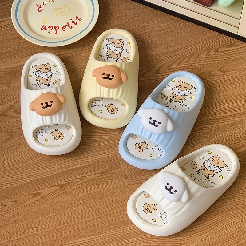 2025新款线条小狗eva拖鞋女夏季外穿休闲居家防滑室内凉拖鞋 秋千
