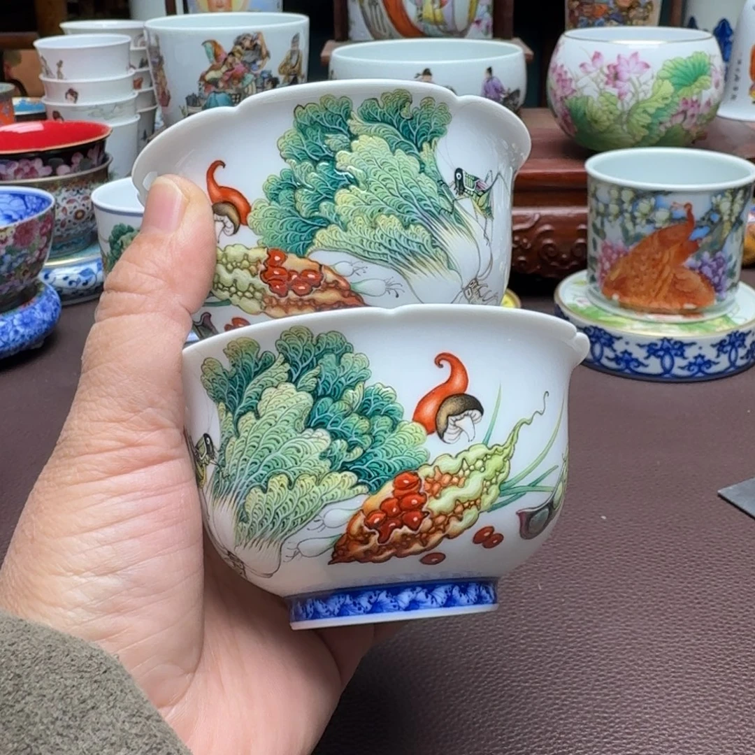 书***玉景德镇手工手绘展示