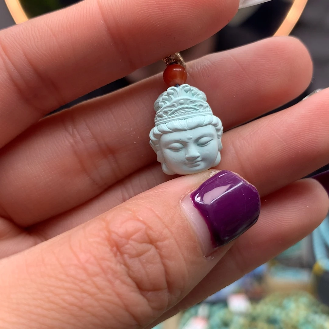 绿松石挂件未镶嵌