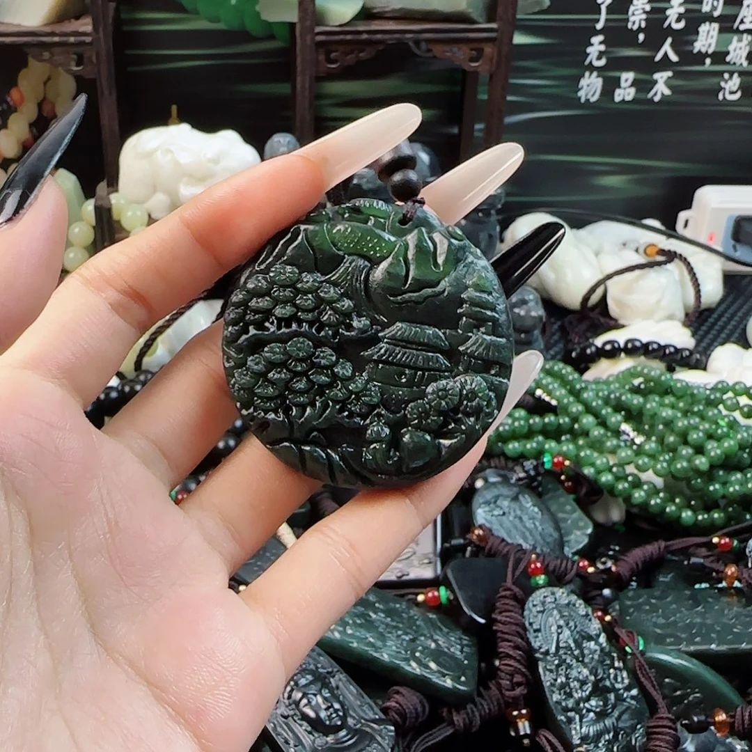 未镶嵌和田玉挂件