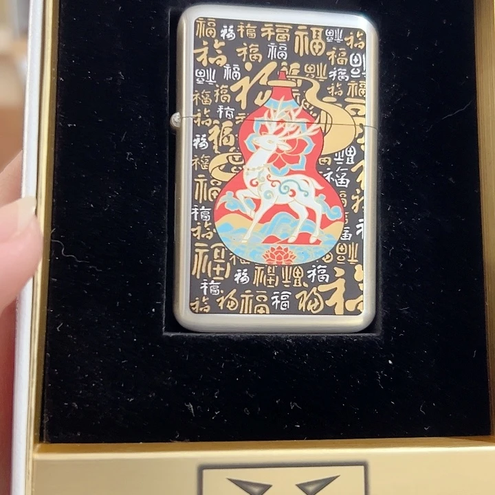 佐罗三代790银拉丝九色鹿火机