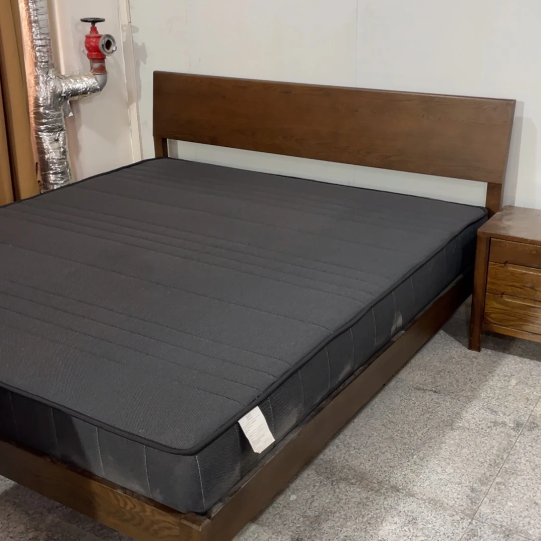 木胡桃色白橡木2米乘1.8