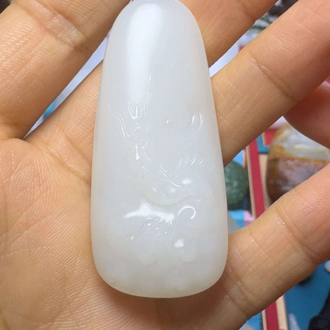 和田玉颈饰未镶嵌蟹**o