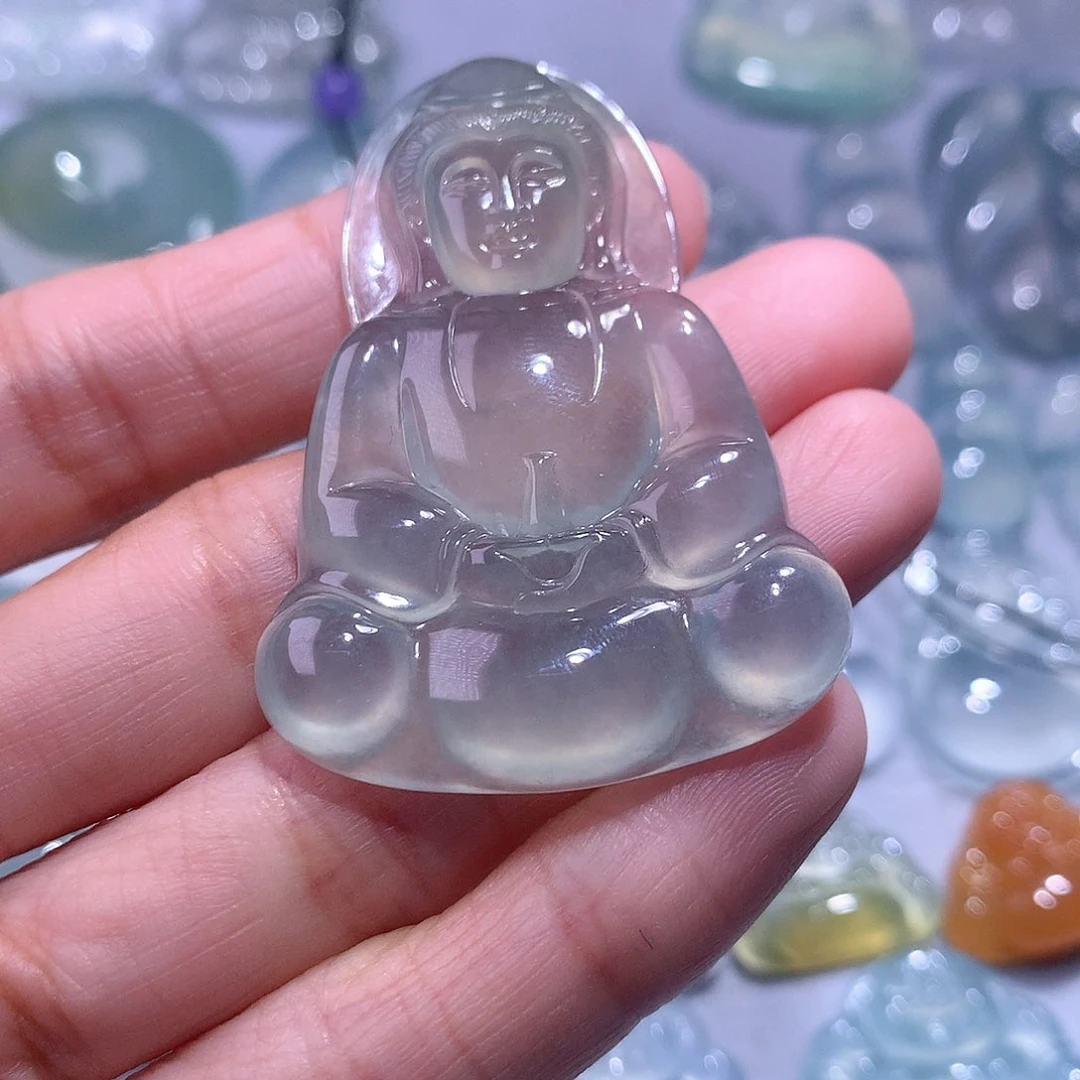 【闪购商品】翡翠颈饰未镶嵌观音