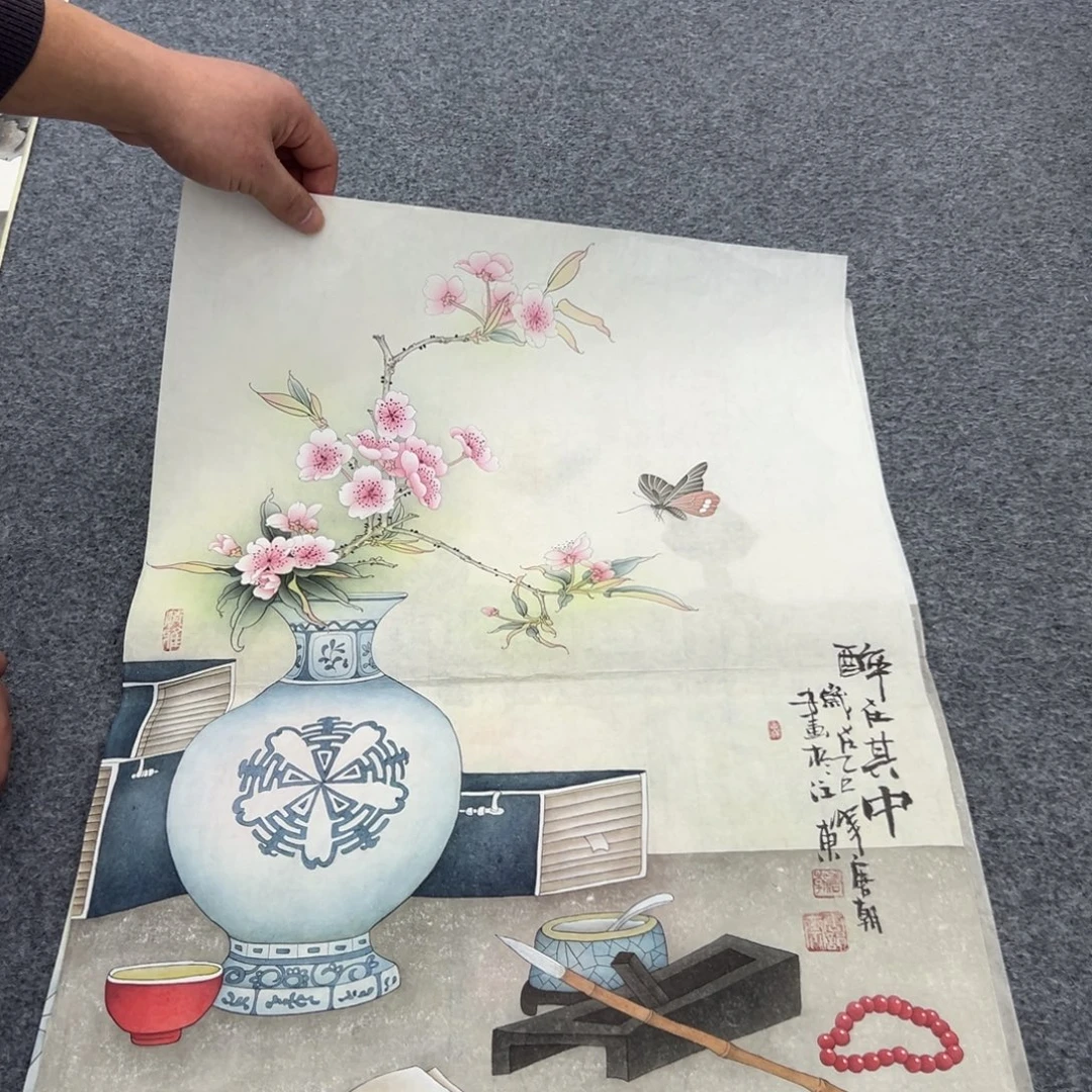 国画宣纸纯手绘字画