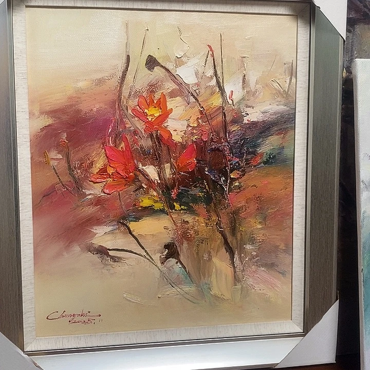 布福利价原创手绘油画画芯尺寸50×60