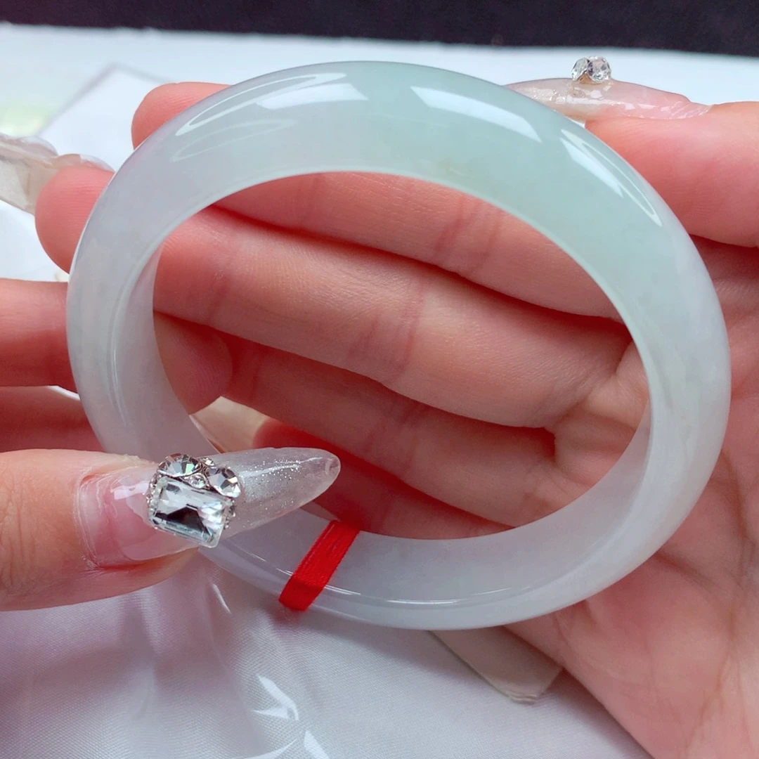 翡翠手镯未镶嵌天然缅甸翡翠A货手镯 28号