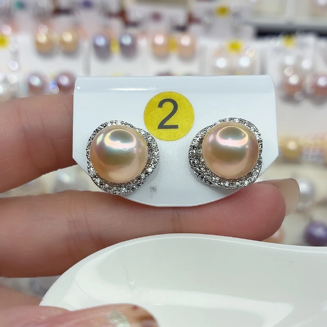 未镶嵌耳饰淡水珍珠