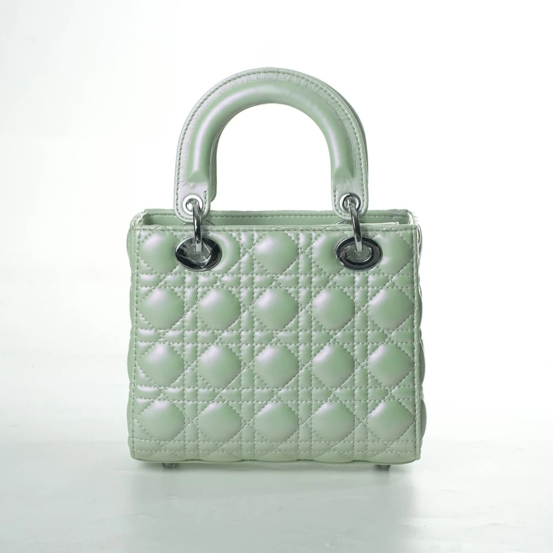 热销热卖手提式法式带飞包-珠光浅绿X