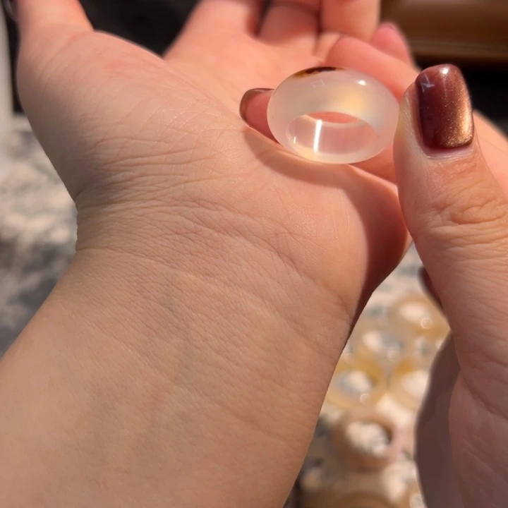 玛瑙/玉髓合金戒指22港15