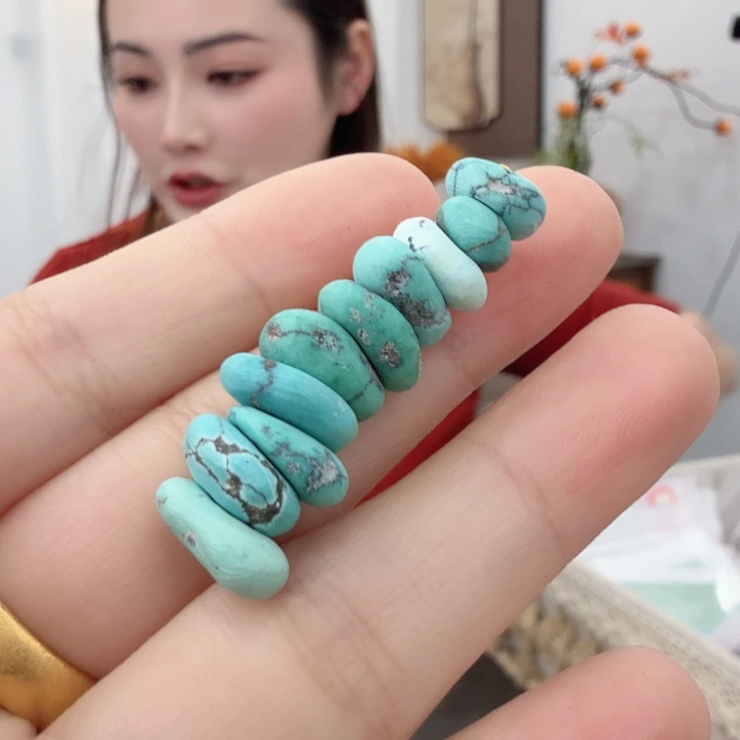 绿松石未镶嵌珠宝半成品
