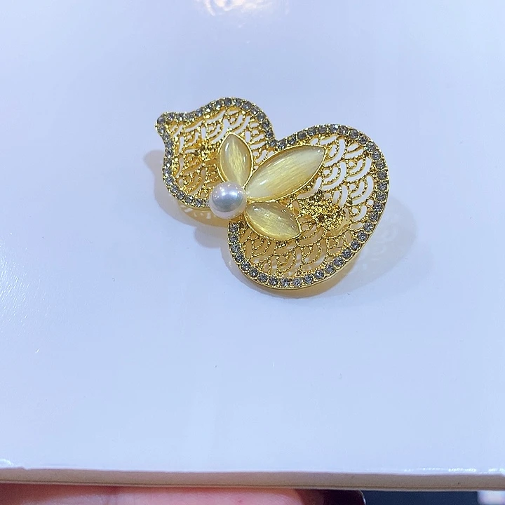 未镶嵌胸针淡水珍珠12