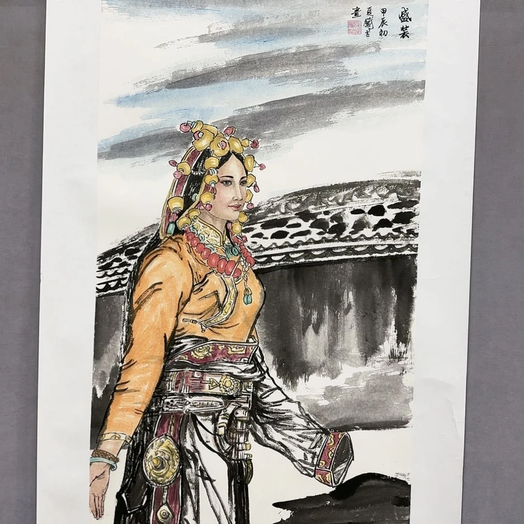 国画国画纯手绘作品请放心去藏