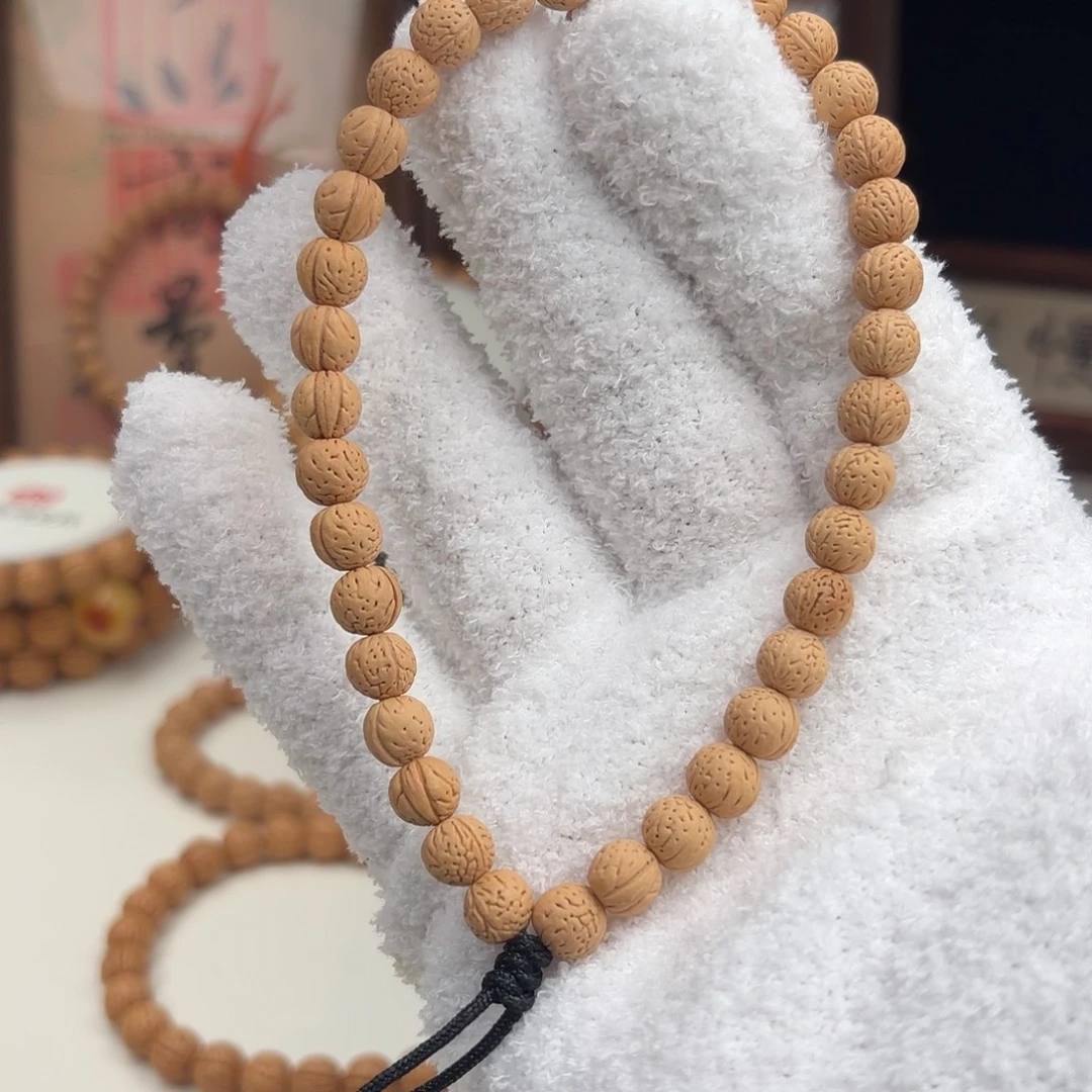 手串桃核7加「骄阳」野生桃核手持