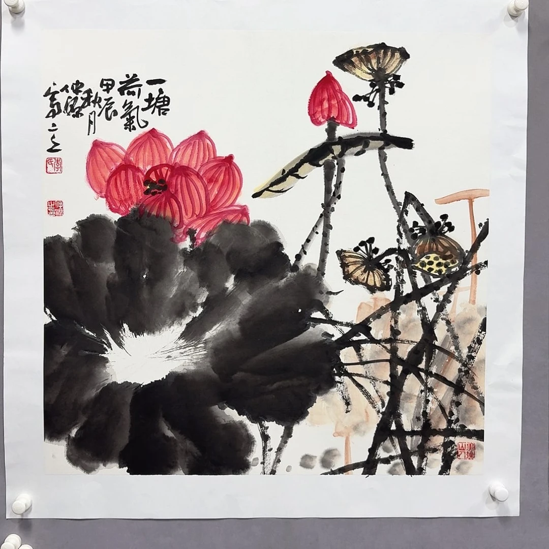 国画亲笔手绘放心去藏