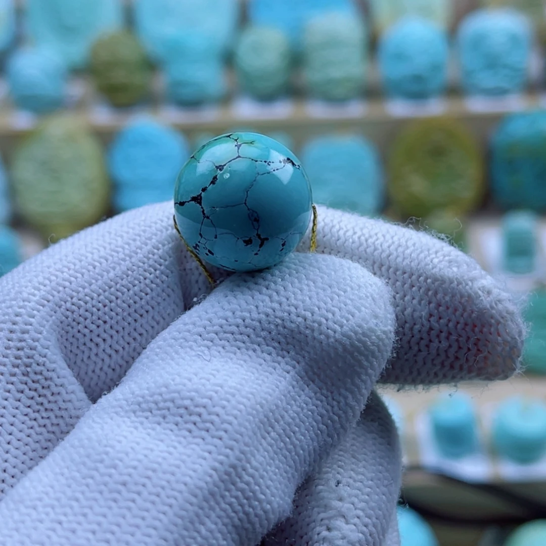 绿松石未镶嵌珠宝奇石15mm