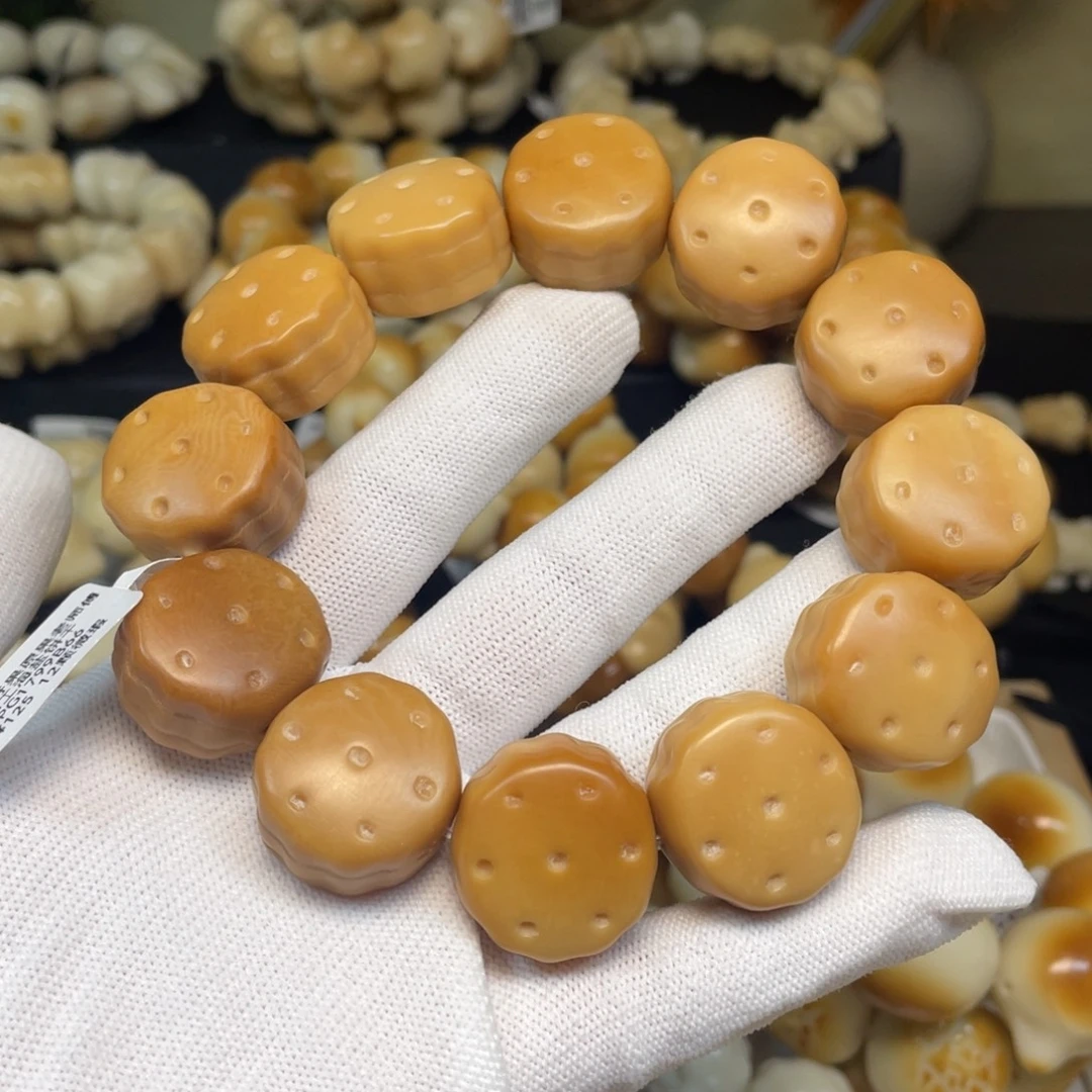 菩提根/象牙果手串131海盐饼干微瑕