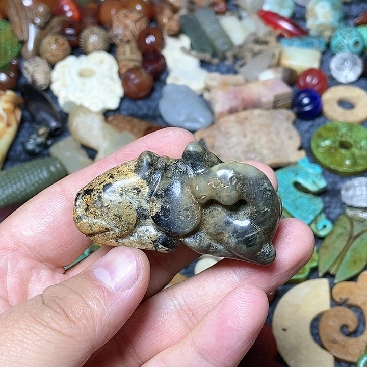 和田玉未镶嵌颈饰199