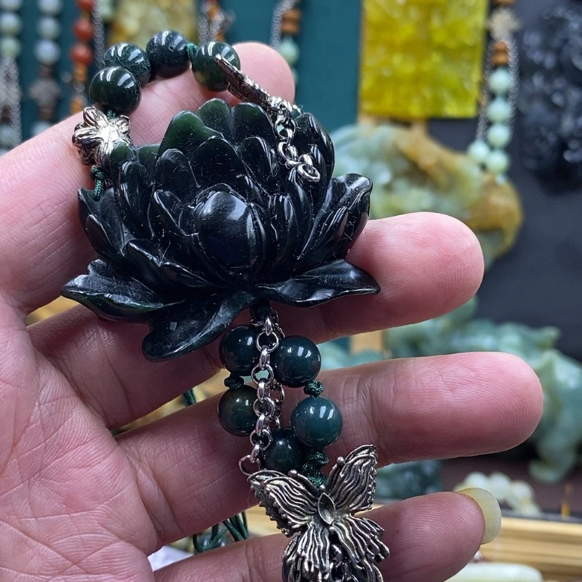 【闪购商品】未镶嵌岫玉手牌