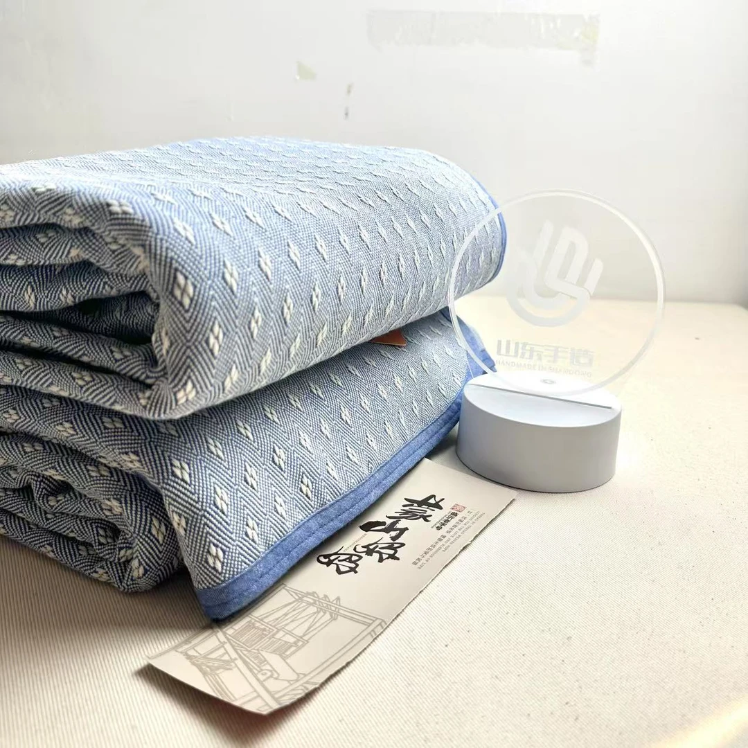 新款经纬纯棉按摩软席三件套凉爽解压