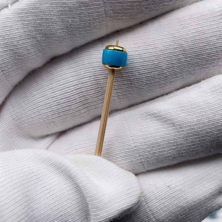 18K金镶嵌绿松石配饰