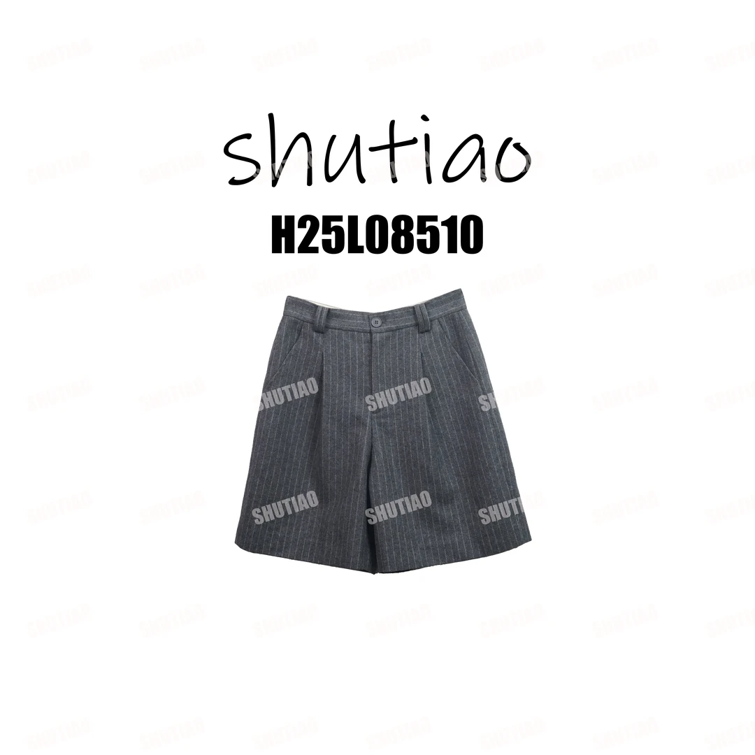 【SHUTIAO】2025冬季：新款小众设计款短裤H25L08510