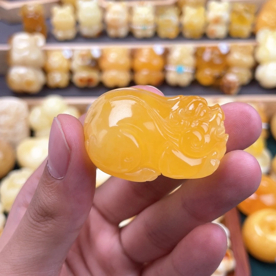 裸石琥珀未镶嵌蜜蜡