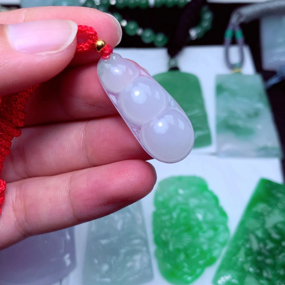 颈饰未镶嵌翡翠天然A货翡翠