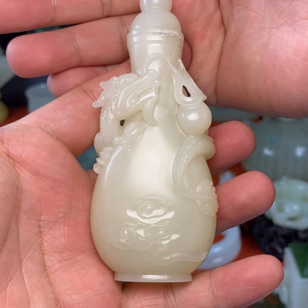 紅***楓和田玉未镶嵌挂件