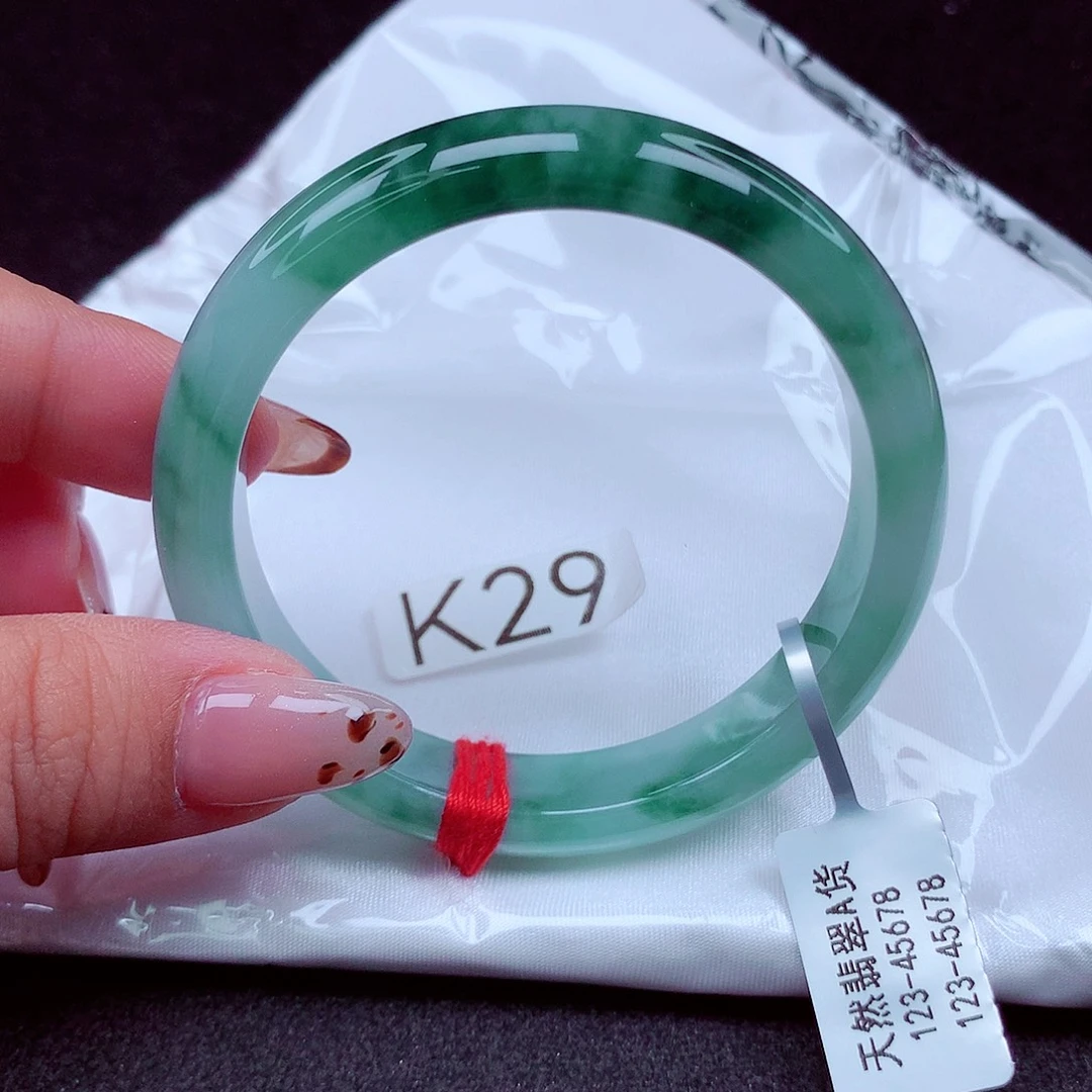 翡翠未镶嵌手镯天然缅甸翡翠A货玉手镯