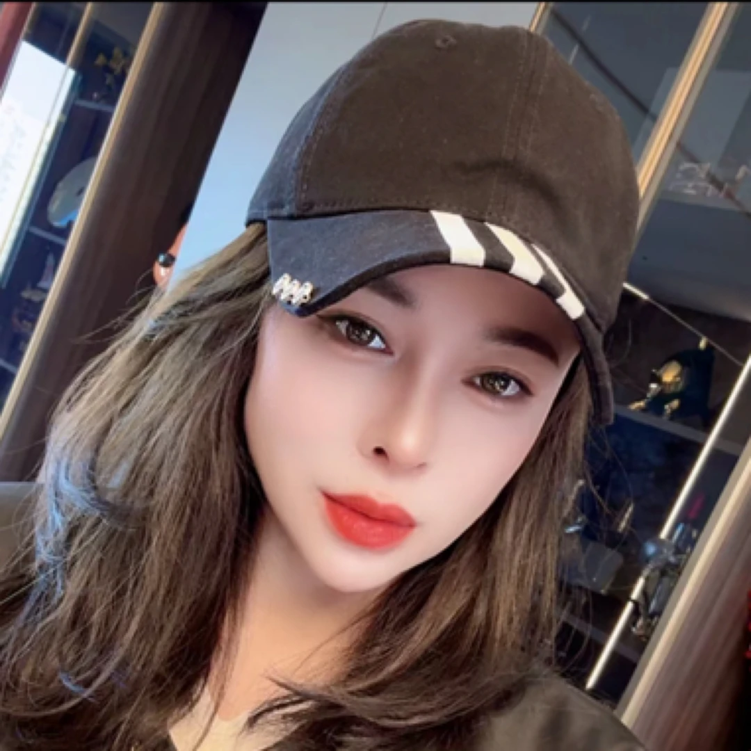 新款三条杠棒球帽夏季帽子，显脸小鸭舌帽