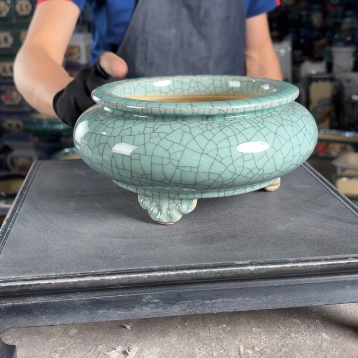 一风堂石湾花盆 内14*7编号675