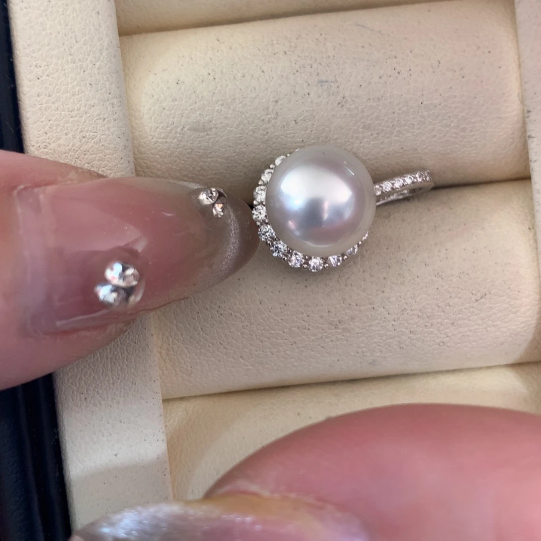 海水珍珠颈饰银S925镶嵌