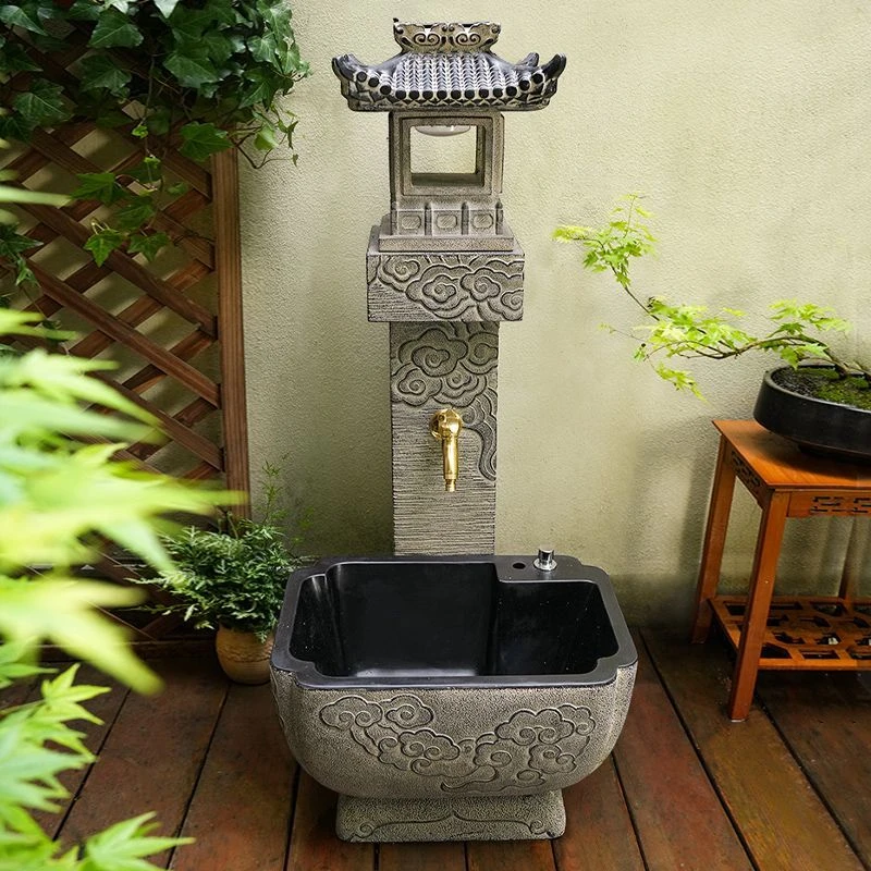 家用拖把池户外院子庭院花园墩布池子洗手阳台洗拖布水槽中式水池