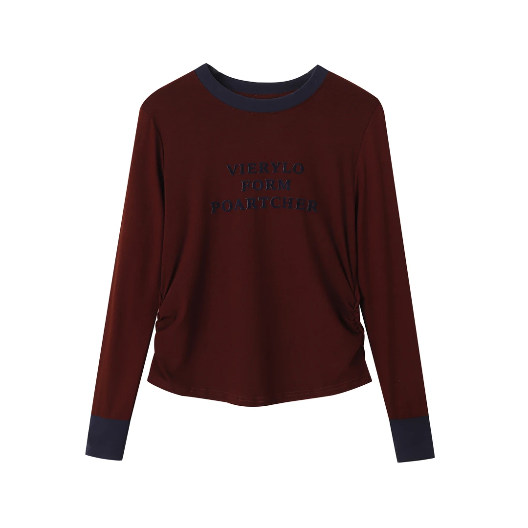 【荣801-900】编号圆领洋气短袖T恤女2024年夏季网红显瘦时尚印花