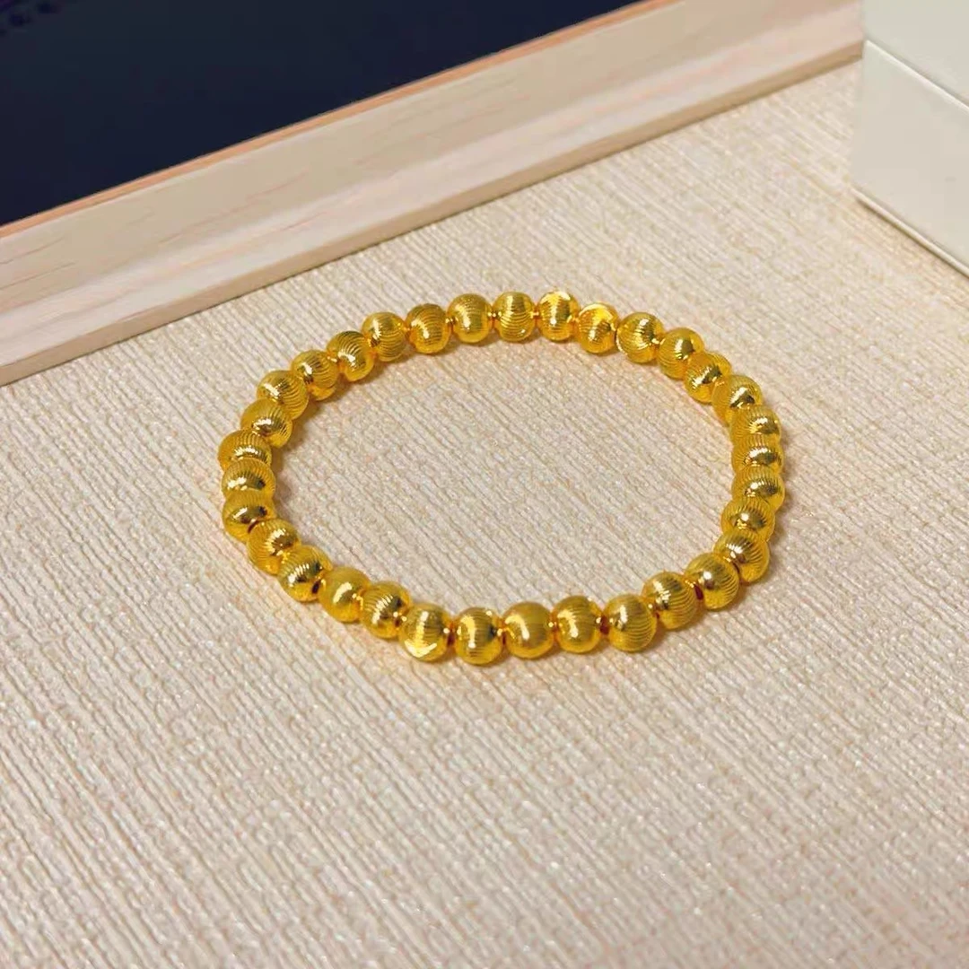 【质检发货】diy拉丝猫眼珠手链 串好发LX