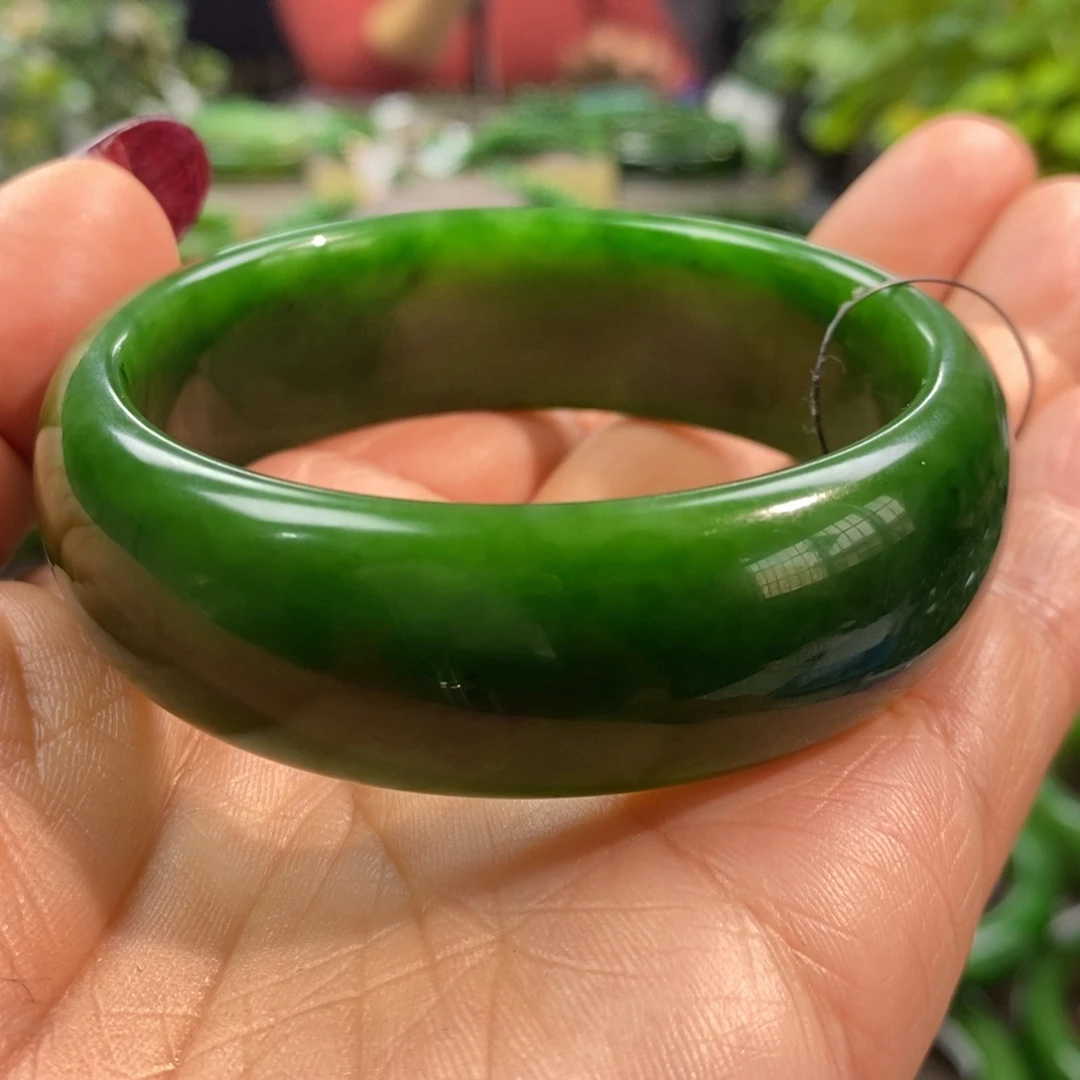 和田玉（碧玉）手镯未镶嵌