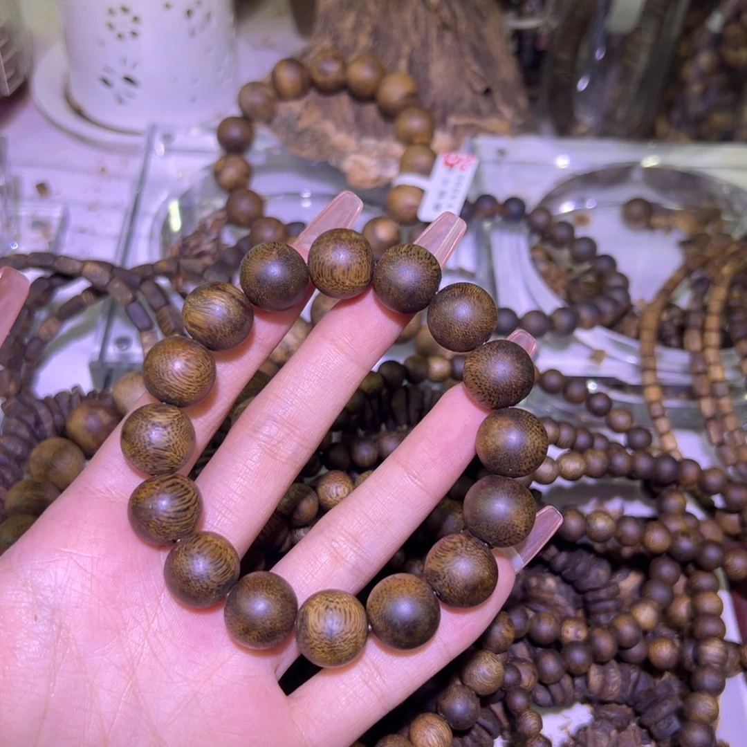 沉香手串琳*奇楠沉香老料留疤1.4高货勺子16