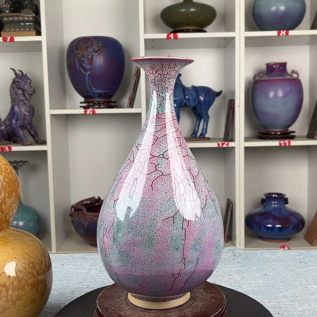 瓷片摆件……玉壶春……无礼盒